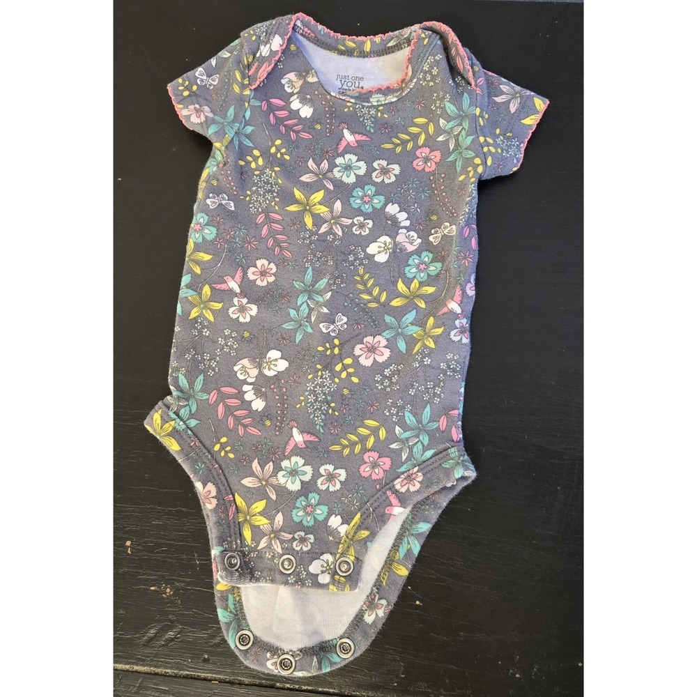 Lot Of 4 Infant Girl's SZ 3 Month OneZs And Dress Spring/Summer Okie Dokie - Picture 7 of 15